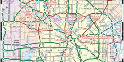 Linna Dallas kaart
