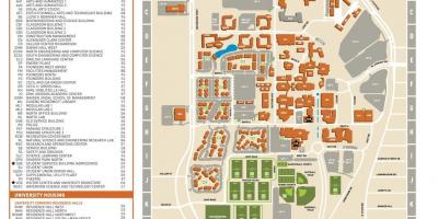 University of Texas, Dallas kaart